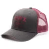 Hawx Men's Heather Black Logo Graphic Mesh-Back Ball Cap 2 Hawx Men's Heather Black Logo Graphic Mesh-Back Ball Cap -Western Cowboy World 2000342952 001 P1