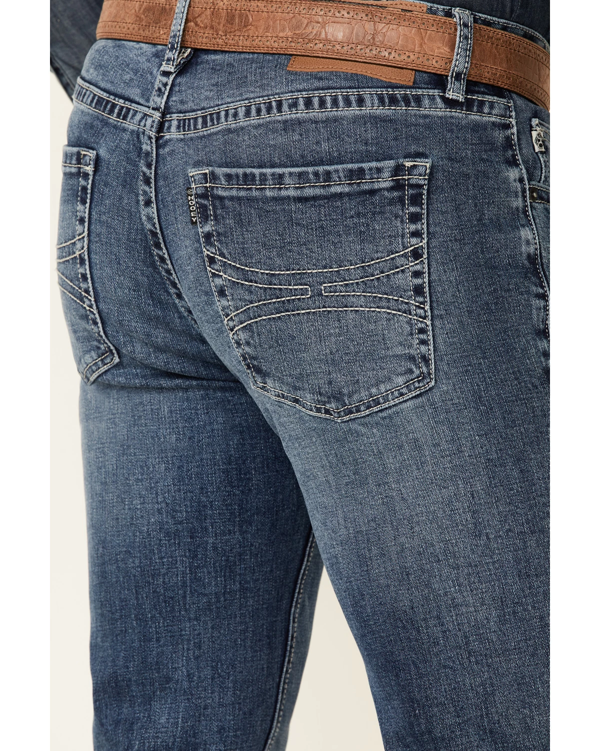 Rock & Roll Denim Men's Hooey Revolver Medium Vintage Stretch Slim Straight Jeans 4 Rock & Roll Denim Men's Hooey Revolver Medium Vintage Stretch Slim Straight Jeans - Image 2