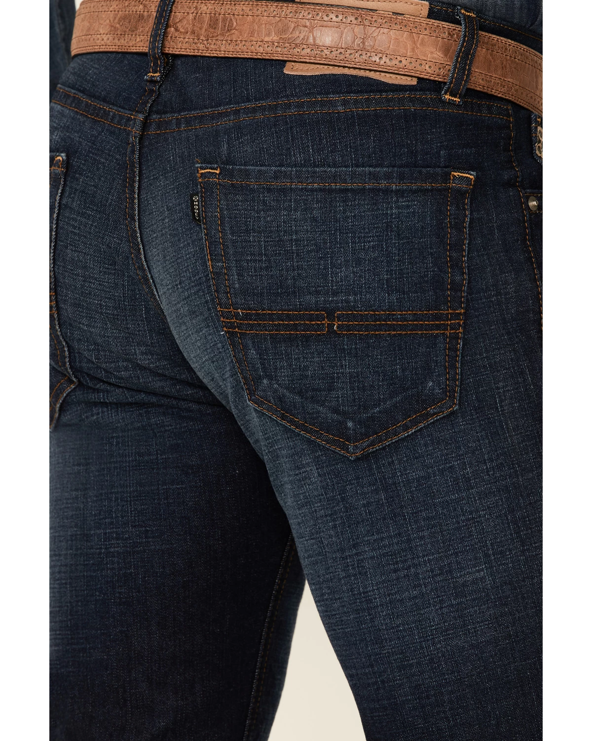 Rock & Roll Denim Men's Hooey Dark Wash Reflex Revolver Slim Straight Jeans 4 Rock & Roll Denim Men's Hooey Dark Wash Reflex Revolver Slim Straight Jeans - Image 2