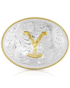 Montana Silversmiths Men's Yellowstone Dutton Ranch Belt Buckle