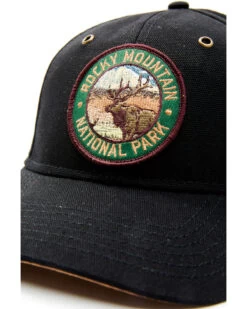 H3 Sportgear Men's Rocky Mountain National Park Circle Patch Ball Cap -Western Cowboy World 2000346021 001 P2