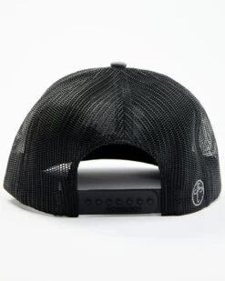 Oil Field Hats Men's Gray & Black Texas Rose Ball Cap -Western Cowboy World 2000346266 020 P3