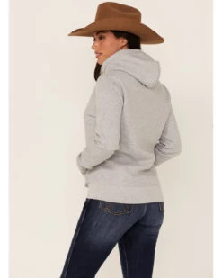 Stetson Women's Southwestern Logo Fleece Pullover Hoodie -Western Cowboy World 2000346354 020 P4