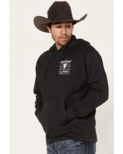 Cowboy Hardware Men's Gray To The Core Graphic Hooded Sweatshirt -Western Cowboy World 2000346628 020 P2