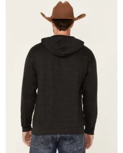 Cowboy Hardware Men's Gray Cowboy Breed Graphic Hooded Sweatshirt -Western Cowboy World 2000346639 020 P4