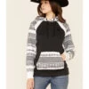 Hooey Women's Southwestern Contrast Hoodie 1 Hooey Women's Southwestern Contrast Hoodie -Western Cowboy World 2000346694 022 P1