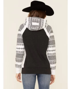 Hooey Women's Southwestern Contrast Hoodie -Western Cowboy World 2000346694 022 P4