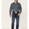 Wrangler Retro Men's Coast Dark Wash Stretch Slim Bootcut Jeans -Western Cowboy World 2000346853 400 P1