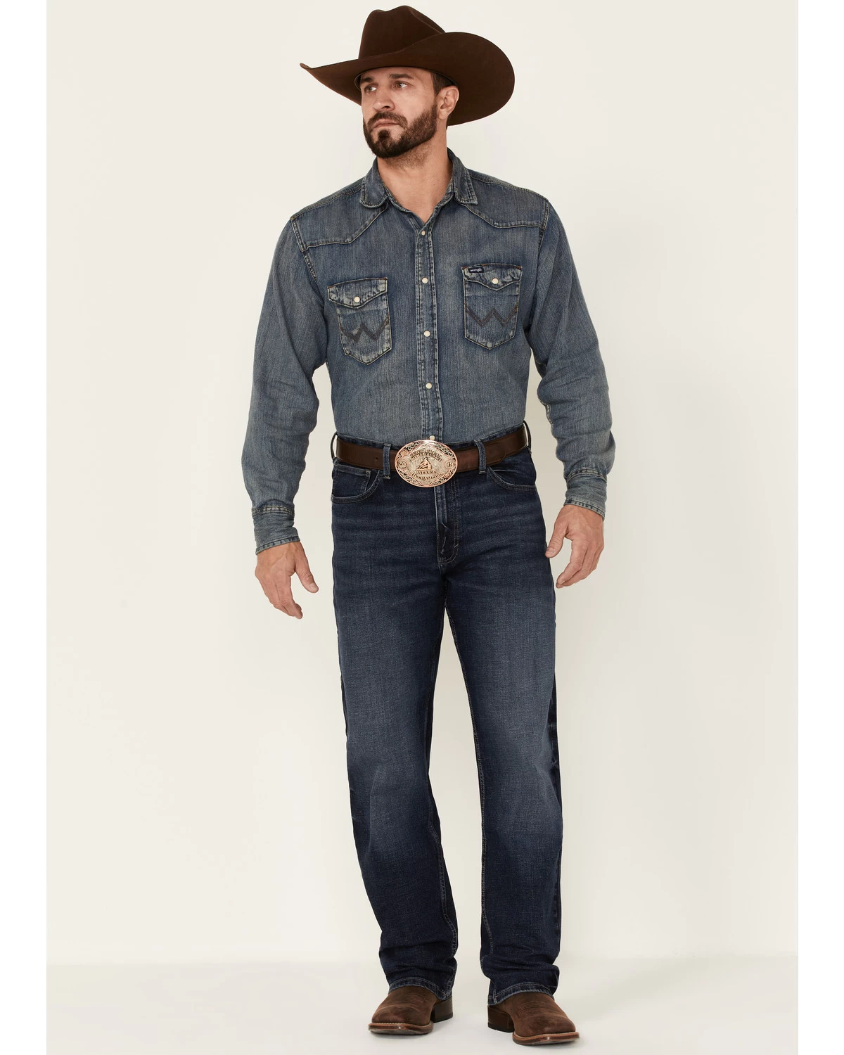 Wrangler 20X Men's Dusk Dark Wash Stretch Extreme Relaxed Straight Jeans 3 Wrangler 20X Men's Dusk Dark Wash Stretch Extreme Relaxed Straight Jeans