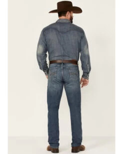 Wrangler 20X Men's No.44 Ember Dark Wash Stretch Slim Straight Jeans - Long -Western Cowboy World 2000347672 400 P3