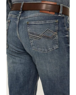 Wrangler 20X Men's No.44 Ember Dark Wash Stretch Slim Straight Jeans - Long -Western Cowboy World 2000347672 400 P4