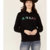 Ariat Women's Black R.E.A.L Mexico Embroidered Logo Pullover Hoodie -Western Cowboy World 2000347974 001 P1