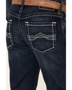 Ariat Men's M4 Barstow Denali Dark Wash Stretch Relaxed Straight Jeans 9 Ariat Men's M4 Barstow Denali Dark Wash Stretch Relaxed Straight Jeans -Western Cowboy World 2000348040 400 P4