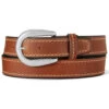 Justin Men's Brown Dustin Work Belt -Western Cowboy World 2000349095 200 P1