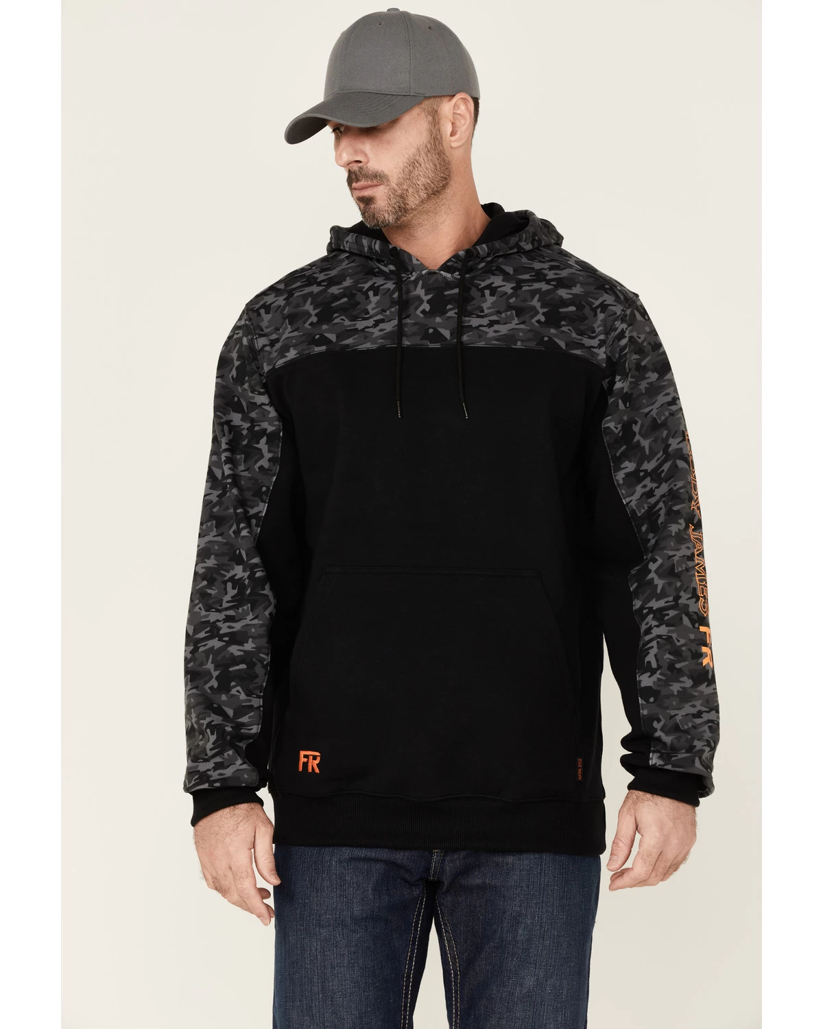 Cody James Men's FR Printed Fleece Hooded Work Sweatshirt 3 Cody James Men's FR Printed Fleece Hooded Work Sweatshirt