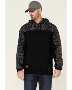 Cody James Men's FR Printed Fleece Hooded Work Sweatshirt - Tall