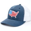 Oil Field Hats Men's Navy American Flag US Patch Mesh-Back Ball Cap -Western Cowboy World 2000350291 410 P1
