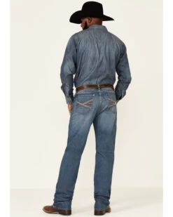 Wrangler 20X Men's Barnham Medium Wash Stretch Extreme Relaxed Straight Jeans -Western Cowboy World 2000351008 400 P4