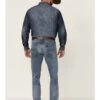 Rock & Roll Denim Men's Hooey Light Vintage Wash Revolver Stretch Slim Straight Jeans 1 Rock & Roll Denim Men's Hooey Light Vintage Wash Revolver Stretch Slim Straight Jeans -Western Cowboy World 2000351106 400 P1