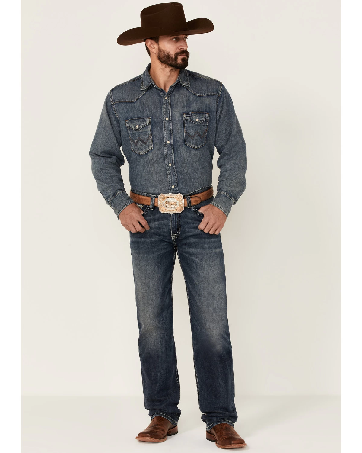 Rock & Roll Denim Men's Dark Wash Revolver Stretch Slim Straight Jeans 3 Rock & Roll Denim Men's Dark Wash Revolver Stretch Slim Straight Jeans