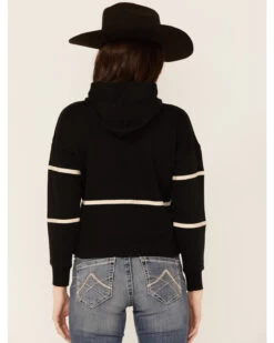 Shyanne Life Women's Cropped Embroidered Hoodie - Black -Western Cowboy World 2000351314 001 P3
