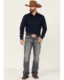 Cody James Men's Star Gazer Dark Wash Stretch Stackable Straight Leg Jeans