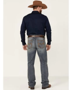 Cody James Men's Star Gazer Dark Wash Stretch Stackable Straight Leg Jeans -Western Cowboy World 2000351798 400 P3