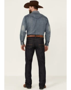 Cody James Men's Heeler Dark Wash Stretch Stackable Straight Leg Jeans -Western Cowboy World 2000351839 400 P3