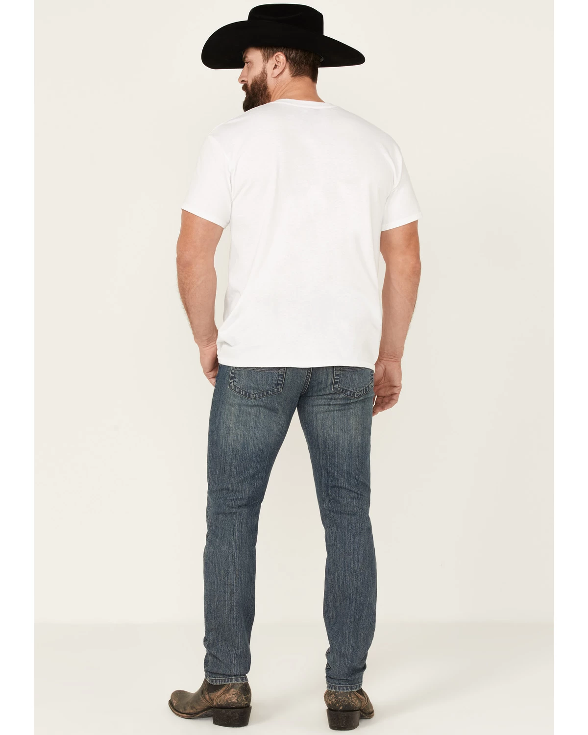 Cody James Men's Blaze Medium Wash Stretch Slim Tapered Jeans 6 Cody James Men's Blaze Medium Wash Stretch Slim Tapered Jeans - Image 4