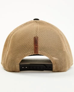 Black Clover Men's Leatherman Circle Logo Mesh Back Trucker Cap 7 Black Clover Men's Leatherman Circle Logo Mesh Back Trucker Cap -Western Cowboy World 2000352068 001 P3