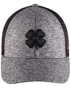 Black Clover Men's Logo Mesh-Back Fitted Ball Cap