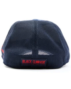 Black Clover Men's Navy Premium 10 Patch Mesh-Back Flex-Fit Ball Cap -Western Cowboy World 2000352071 410 P3