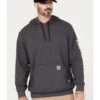 Carhartt Men's FR Force Midweight Sleeve Logo Hooded Work Sweatshirt -Western Cowboy World 2000353061 001 P1