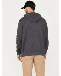 Carhartt Men's FR Force Midweight Sleeve Logo Hooded Work Sweatshirt 9 Carhartt Men's FR Force Midweight Sleeve Logo Hooded Work Sweatshirt -Western Cowboy World 2000353061 001 P4