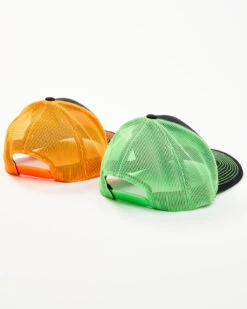 Justin Men's Assorted Embroidered Neon Logo Mesh Back Trucker Cap 9 Justin Men's Assorted Embroidered Neon Logo Mesh Back Trucker Cap -Western Cowboy World 2000353917 900 P4