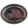 Montana Silversmiths Men's American Heritage Belt Buckle -Western Cowboy World 2000355738 040 P1