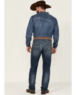 Cinch Men's Jesse Medium Stonewash Performance Stretch Slim Straight Jeans 8 Cinch Men's Jesse Medium Stonewash Performance Stretch Slim Straight Jeans -Western Cowboy World 2000355870 402 P3