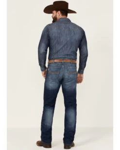 Cinch Men's Silver Label Medium Stonewash Performance Stretch Slim Straight Jeans 8 Cinch Men's Silver Label Medium Stonewash Performance Stretch Slim Straight Jeans -Western Cowboy World 2000355892 402 P3