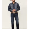 Cinch Men's Ian Dark Stonewash Rigid Slim Bootcut Jeans -Western Cowboy World 2000355909 402 P1