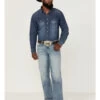 Cinch Men' Grant Light Stonewash Performance Bootcut Jeans -Western Cowboy World 2000355944 402 P1