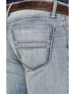 Cinch Men' Grant Light Stonewash Performance Bootcut Jeans -Western Cowboy World 2000355944 402 P4