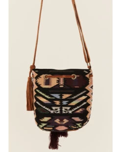 Prime Time Jewelry Women's Southwestern Pattern Canvas Bucket Bag -Western Cowboy World 2000357081 280 P3