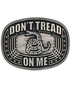 Montana Silversmiths Men's Don't Tread On Me Belt Buckle