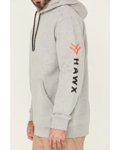 Hawx Men's Primo Logo Graphic Fleece Hooded Work Sweatshirt 8 Hawx Men's Primo Logo Graphic Fleece Hooded Work Sweatshirt -Western Cowboy World 2000357915 025 P3