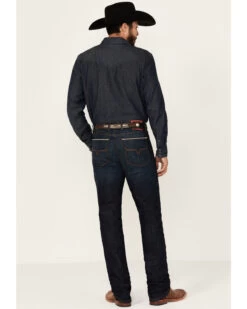 Kimes Ranch Men's Roger Dark Wash Stretch Slim Bootcut Jeans -Western Cowboy World 2000358676 400 P3