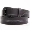 Hawx Men's Leather Double Prong Belt