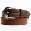 Cody James Men's Embossed Embossed Double Stripe & Basketweave Western Belt -Western Cowboy World 2000359075 210 P1