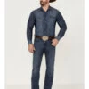 RANK 45 Men's Shotgun Wash Stackable Slim Straight Stretch Performance Jeans 2 RANK 45 Men's Shotgun Wash Stackable Slim Straight Stretch Performance Jeans -Western Cowboy World 2000359243 415 P1