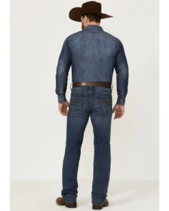 RANK 45 Men's Shotgun Wash Stackable Slim Straight Stretch Performance Jeans -Western Cowboy World 2000359243 415 P3