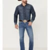 Cody James Men's Silverton Light Wash Stretch Relaxed Bootcut Jeans -Western Cowboy World 2000359293 413 P1